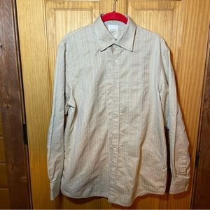 Tommy Bahama Indigo Palms Striped Long sleeve Woven Pattern shirt